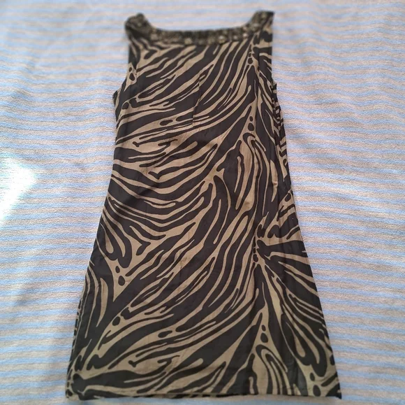 Michael Kors Zebra Print Dress, Size SP - Picture 6 of 9